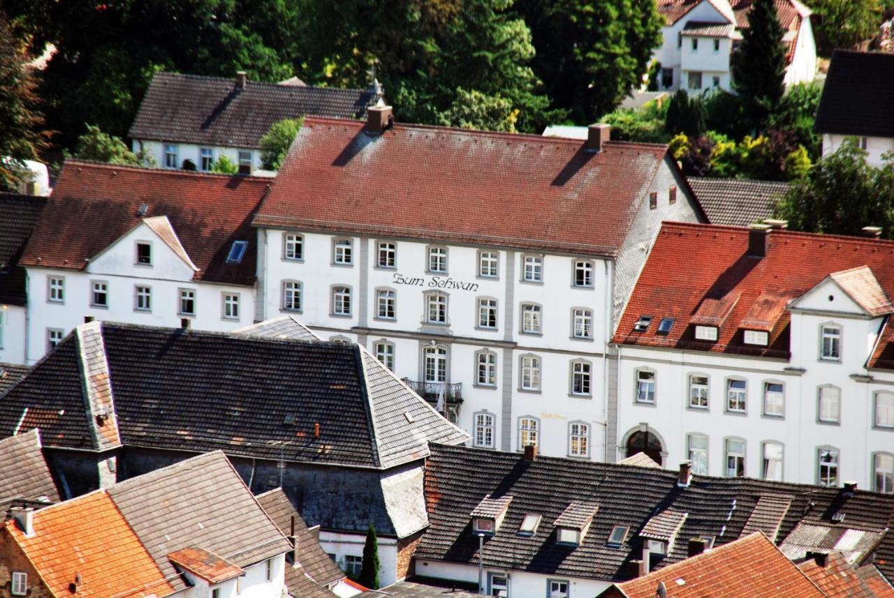 Historisches Hotel Zum Schwan Bad Karlshafen Dış mekan fotoğraf